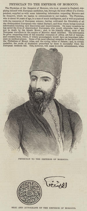Physician to the Emperor of Morocco (engraving)