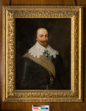 Portrait of Robert Bertie, 1st Earl of Lindsey, K.G. (1582-1642) (oil on canvas)