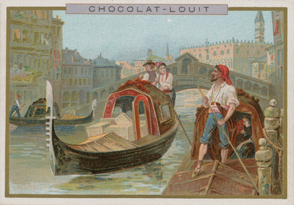 Gondola, Venice (chromolitho)