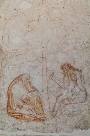 Thebaid, 1336-41 (sinopia)