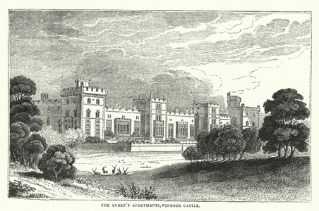 The Queen's Apartments, Windsor Castle (engraving)
