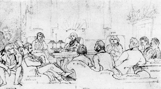 A Literary Gathering in 1844
