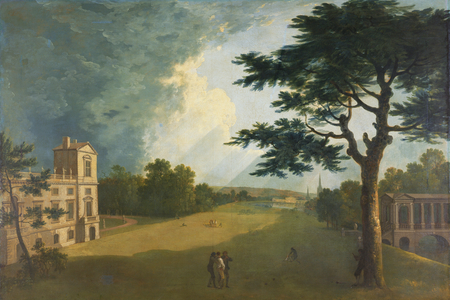 Wilton House, South View from the Garden (oil on canvas)