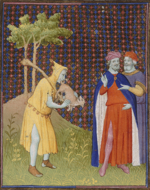 Fool with small animal