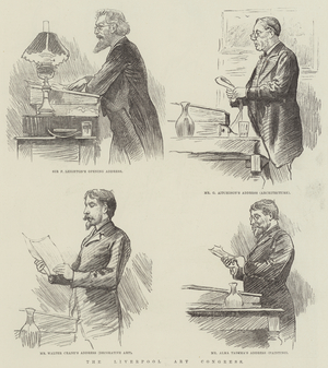 The Liverpool Art Congress (litho)