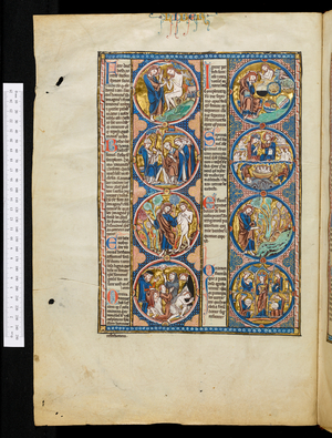Bible moralisée, Part I., 1226 - 1275 (illumination)