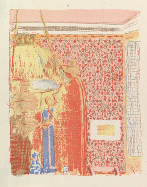 Interior with Pink Wallpaper II, from the series Landscapes and Interiors, 1899 (lithograph)