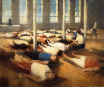 Savasana, Puck Building, 2007 (oil on canvas)