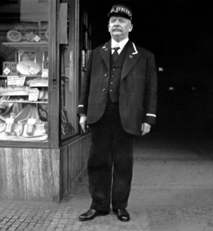Porter At Hybernia Hotel In Prague, Czechoslovakia.