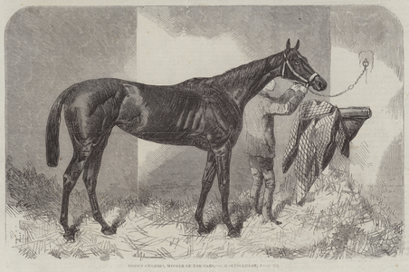 Brown Duchess, Winner of the Oaks (engraving)