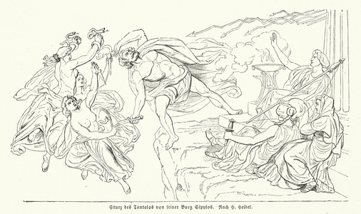 The Fall of Tantalus (engraving)