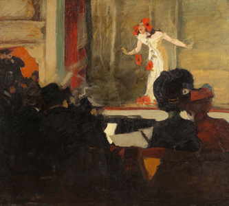 Music-Hall Scene, c.1900 (oil on canvas)