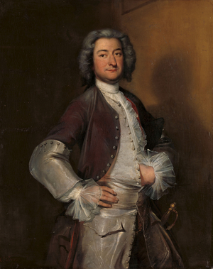 Portrait of Isaac Sweers, 1730 (oil on canvas)