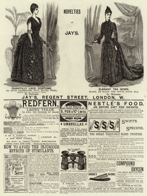 Page of Advertisements (engraving)