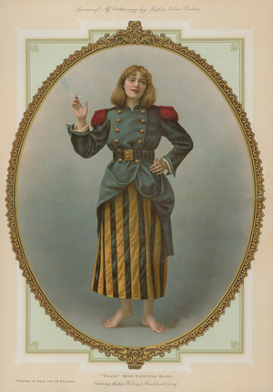 Trilby, Miss Dorothea Baird (chromolitho)