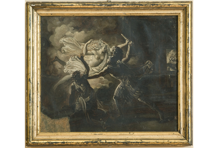 Venus appears to Aeneas (Angel of Peace), c.1800-1830 (oil on paper)