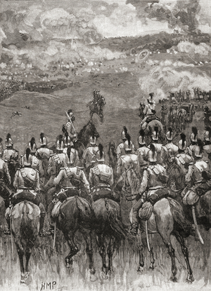 The Battle of Königgrätz aka the Battle of Sadowa, Sadová, or Hradec Králové, near Sadová, Bohemia, ( present-day Czech Republic ) 3rd July 1866