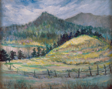 Mountain Country, North Georgia, 1972 (oil on canvas)