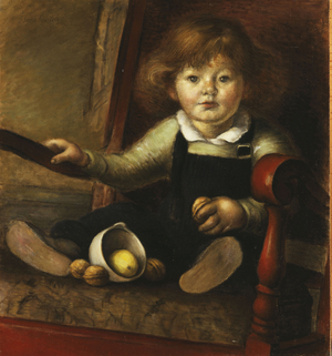 Naomi Seated (oil on canvas)