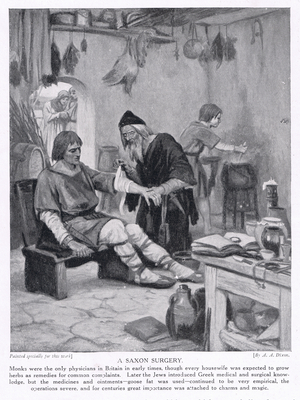 A Saxon surgery (litho), 1920's (litho)