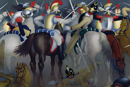 The Battle of Eckmühl, 1988 (oil on canvas)