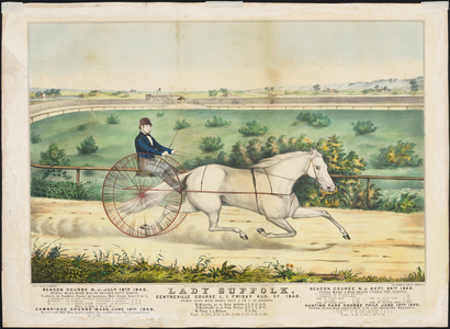 'Lady Suffolk',  1852 (hand-coloured litho)
