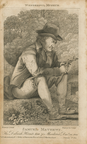 Portrait of Samuel Matthews (engraving)