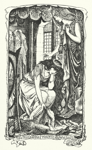 The Fairy, the Princess and the Donkey's Skin (engraving)