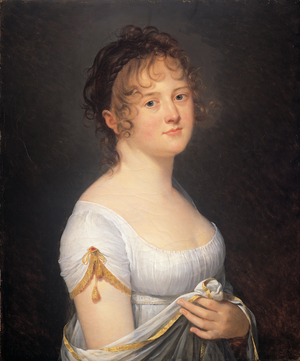 Portrait of Jeanne Cécile de Maillé, marquise de Lubersac (died 1820), 1809 (oil on canvas)