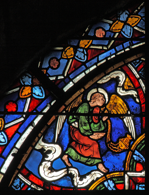 a censing angel (w1) (stained glass)