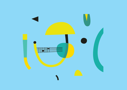 Abstract geometry composition, 2017 (vector illustration)