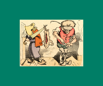 Schnaken and Schnurren, 1866, Mosquitoes and Purring. A Humorous Story in Pictures from the Writer and Illustrator of Max Und Moritz, Munchener Bilderbogen and Fliegende Blatter. Children's Literature from the 19th Century, Comic Illustrated Cautionary Tales