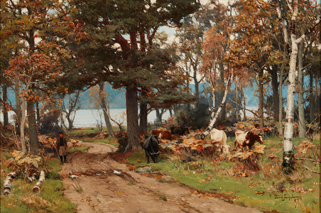 The Foot of Ben Lomond (oil on canvas)
