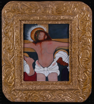 Christ on the Cross, 1998 (oil on canvas)
