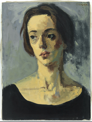 Portrait of a Young Girl, 20th century (oil on canvas)