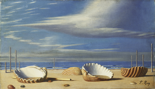 Shells on a Landscape; Paysage aux Coquilles, 1931 (oil on canvas)