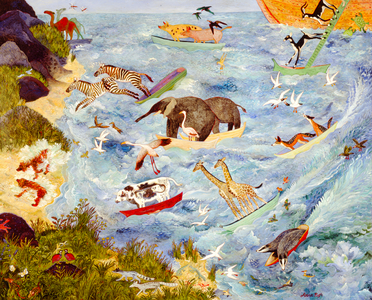 Leaving the Ark, 2008 (acrylic)