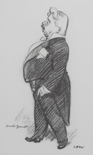 Arnold Bennett, English author (litho)