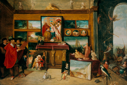Gallery Interior, 16th-17th century (oil on panel)