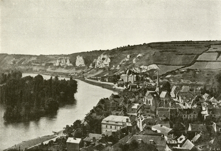 Le Petit Andely, Vue Generale (b/w photo)