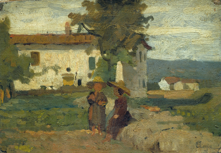 Farmers in the sun, c.1863 (oil on canvas on cardboard)