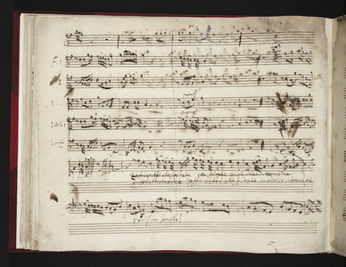 RM 20 c 3 f.20v Musical Score from 'Rinaldo', 1710-11 (ink on paper)