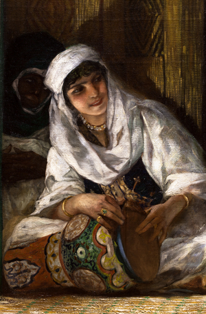 Interior of a harem in Morocco (detail), 1878 (Oil on canvas)