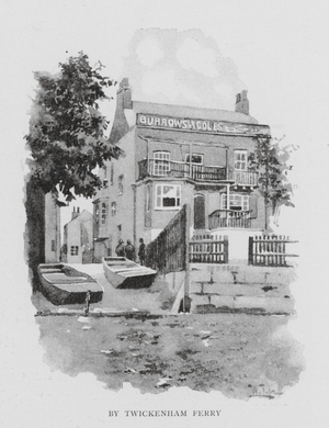 By Twickenham Ferry (litho)