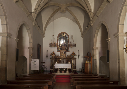 The church. Interior. The nave.