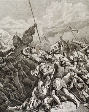 Battle of Muret (September 1213). France.