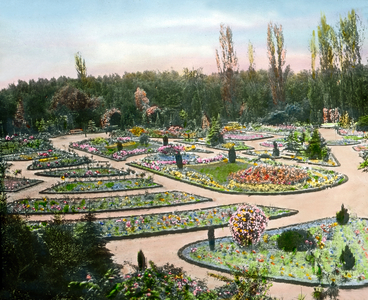 The Rosarium gardens at Sangerhausen
