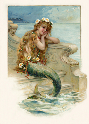 The Little Mermaid (chromolitho)