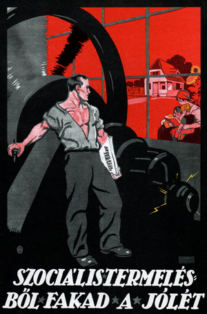 The well being comes from the socialist production, 1919 (poster)