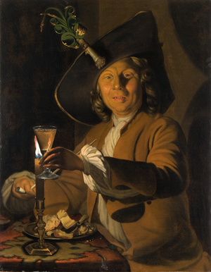 A Celebration of St. David's Day, 1750 (oil on canvas)